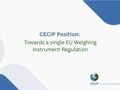 CECIP Position: Towards a single EU Weighing Instrument Regulation (WIR)