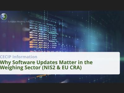 Why Software Updates Matter in the European Weighing Industry (NIS2 & EU CRA)